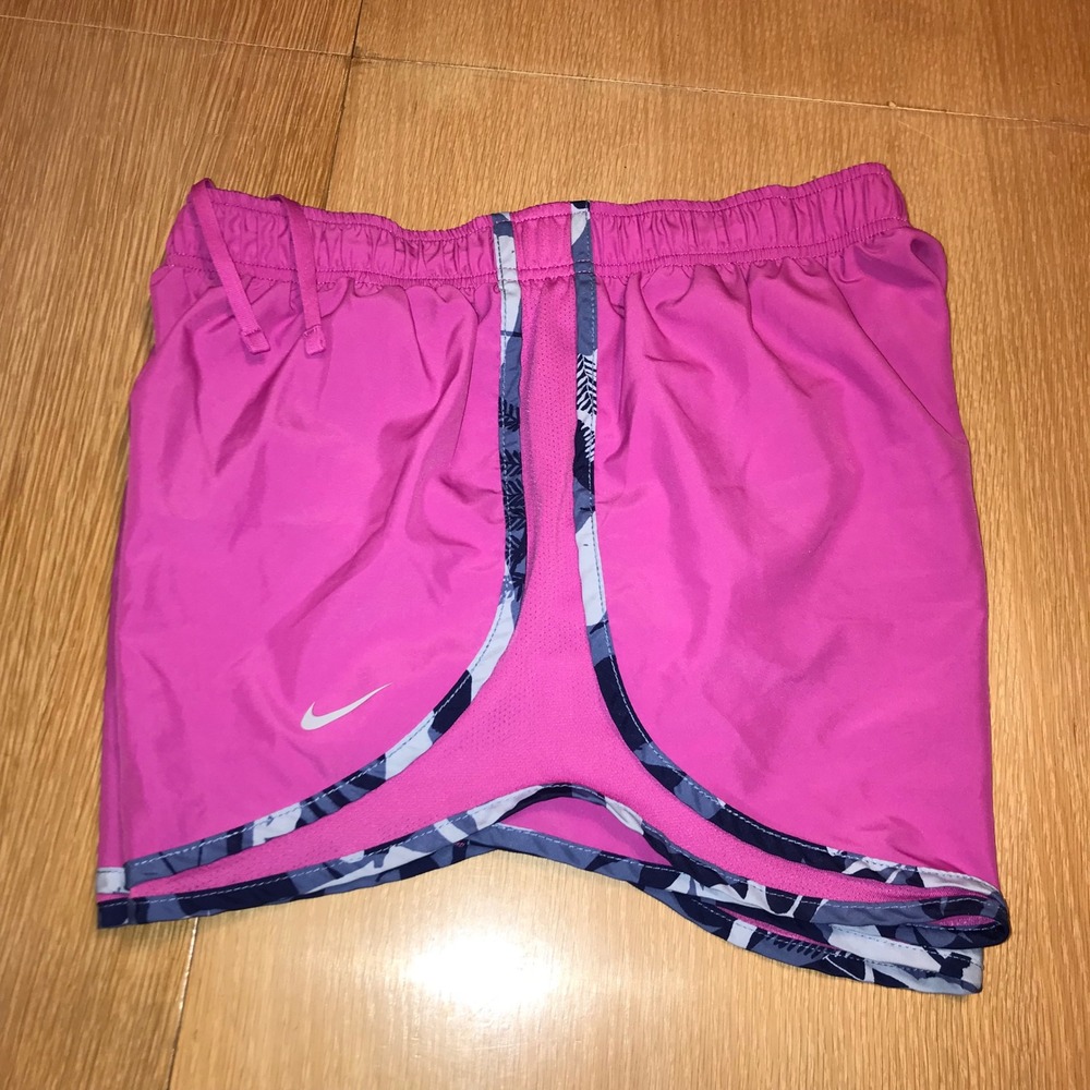Nike Dri-FIT Tempo Running Shorts Pink Camo Trim Womens Medium 831558-616 - Picture 3 of 12